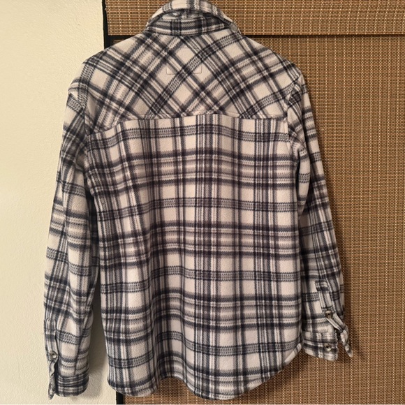 Costco SAGE Plaid Button-Up Jacket. Blueish grayish color - Picture 2 of 2